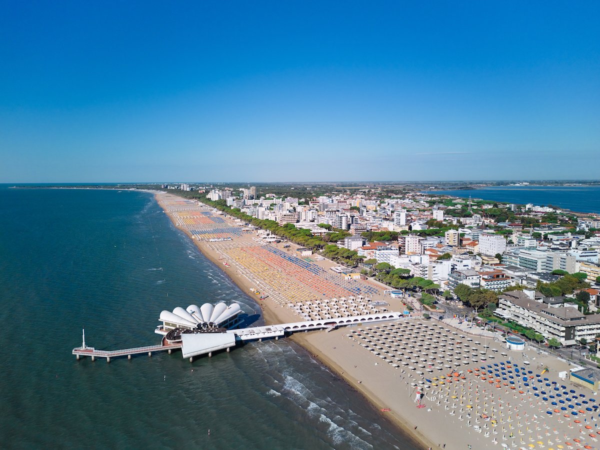 Vista aerea di Lignano Sabbiadoro